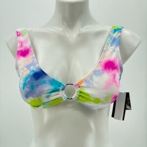 California Waves Multicolor Bikini Top